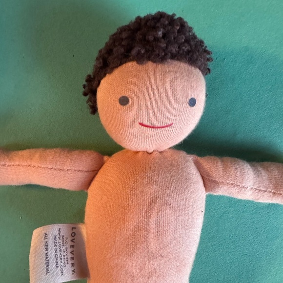 Rare organic cotton Avery doll Lovevery Soft Plush Doll with Curly Hair - Picture 2 of 5